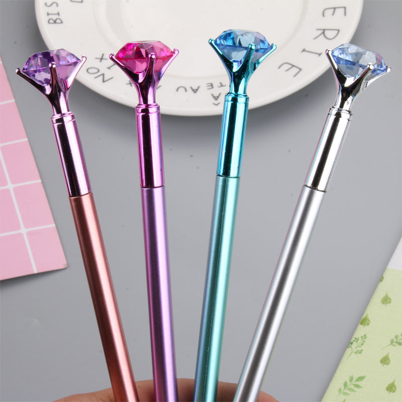 Shine  Bright Like  A Diamond Gel Pen, Multicolor Diamond Tip Black Pen,