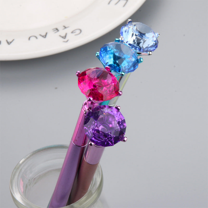 Shine  Bright Like  A Diamond Gel Pen, Multicolor Diamond Tip Black Pen,