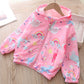 Spring And Summer New Unicorn Graffiti Jackets For Children And Baby Jackets