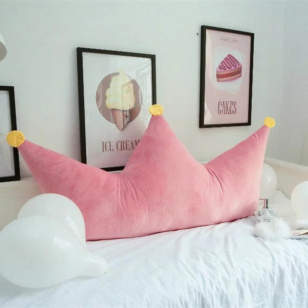 Pink Unicorn Princess Bedside Cushion