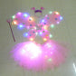 Glowing Butterfly Wings  Fairy Stick Three-piece Unicorn Set