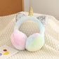 Unicorn Children Warm Earmuffs Soft Plush Colorful Earmuffs Kids' Earmuffs Fluffy Children's Earmuffs Women Cat Ear Earmuffs